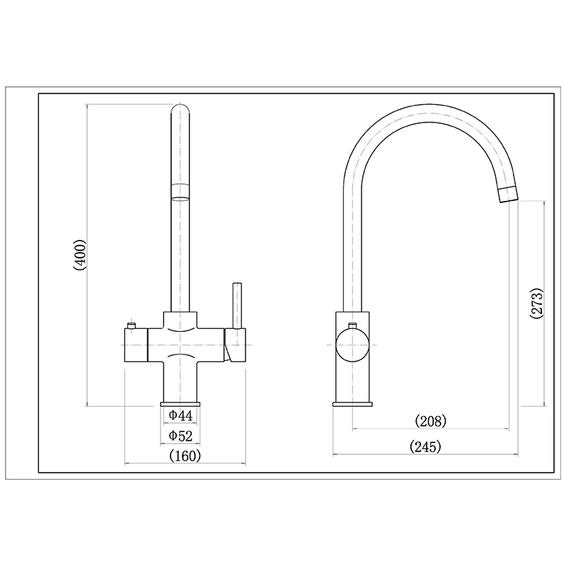 3 in 1 boiling water tap