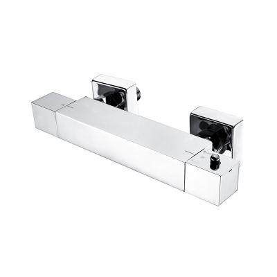 Square thermostatic mixer shower valve