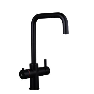 Matt black 3-1 Boiling water tap