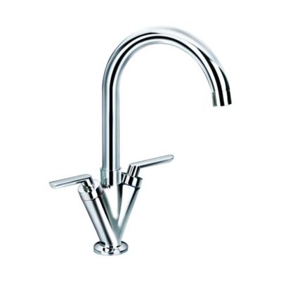 Two handles kitchen tap