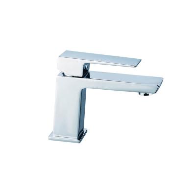 Square basin faucet