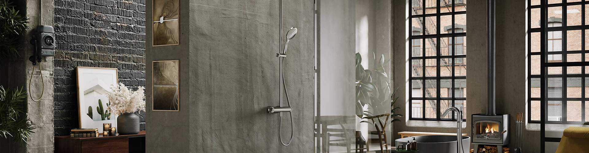 Bathroom shower set